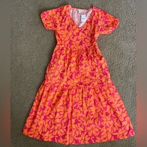 J. Crew floral midi dress size 6